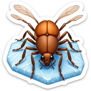 Bug on sugar sticker