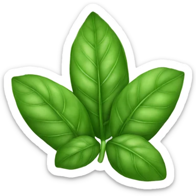 basil leaves sticker