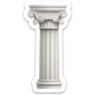 single greek column sticker