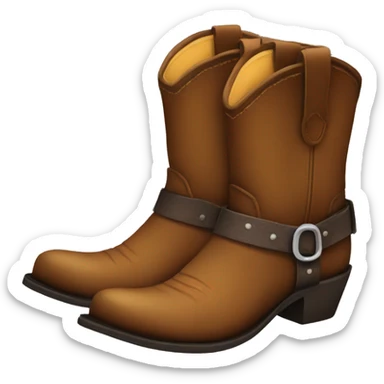 Cowgirl boots sticker