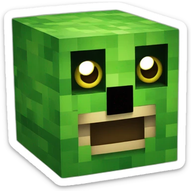 Creeper-minecraft sticker