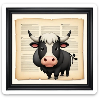 ox tosses on a document a and then a stamp appears on the document. this emoji is needed for  document signing software sticker