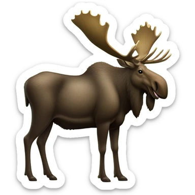 Moose with honeydew sticker