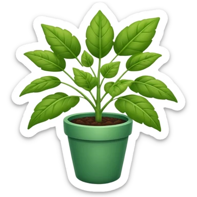 gardening plant sticker