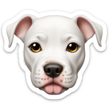 Pitbull puppy sticker