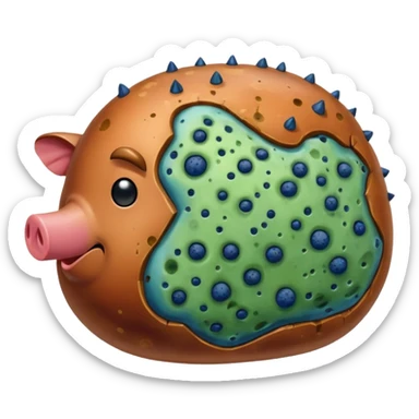 rotting ham sticker