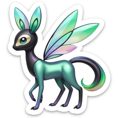 Meloetta-Inteleon-Gabite-Pokémon-Fakémon-fusion-hybrid-creature sticker