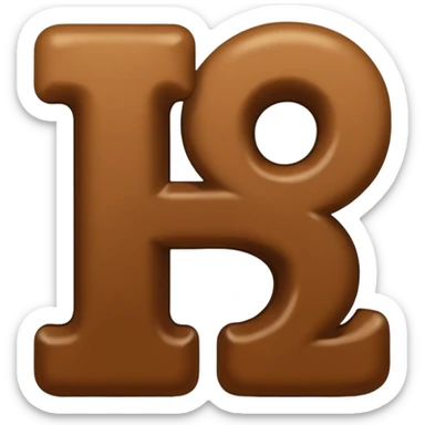 Make furry letters that say 26 sticker