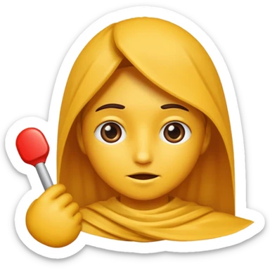 Naked girl showing pussy sticker