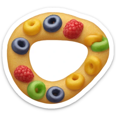Fruit loop sticker