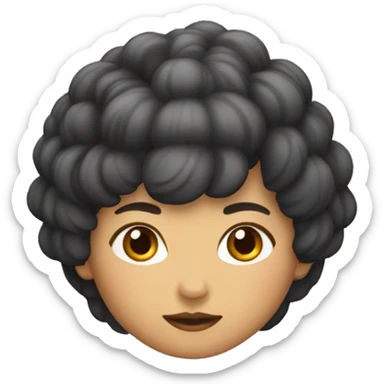 Chinois noir roux sticker