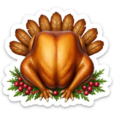 Peru de natal sticker