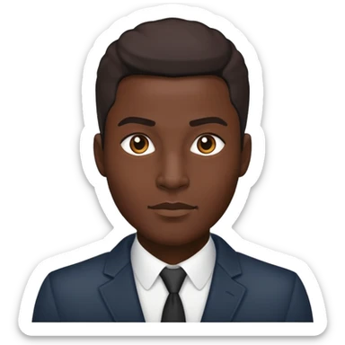 what the hell black man sticker