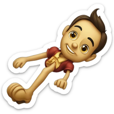Pinocchio lies of p sticker