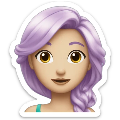 H2o just add water mermaid series main characters sticker