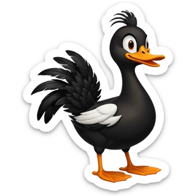Daffy Duck from Looney Tunes sticker
