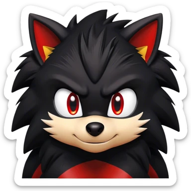 Shadow the hedgehog sticker