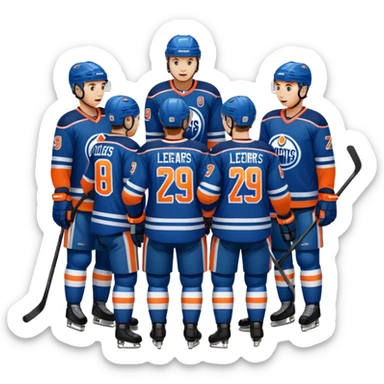 Oilers sticker