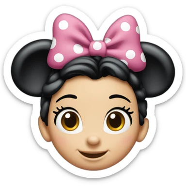 Minnie mouse sticker