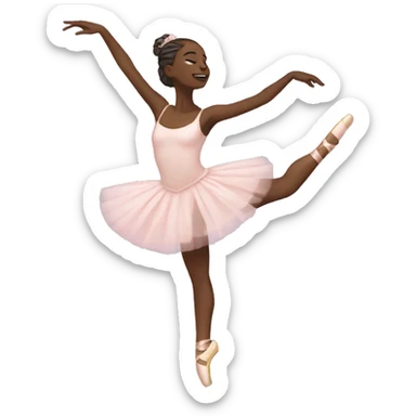 Aesthetic dancing ballerina  sticker