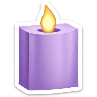 Tissue paper light purple sticker