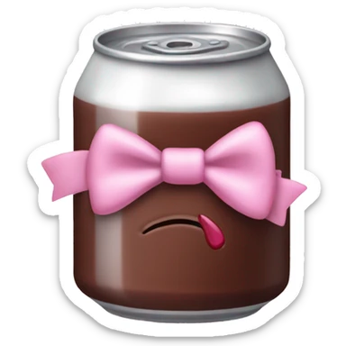 Light pink Dr Pepper with a bow sticker