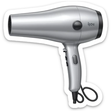 hair dryer sticker