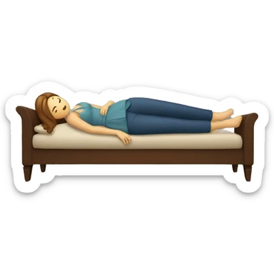 homme couché avec une femme sticker