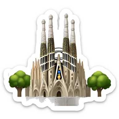 sagrada familia sticker