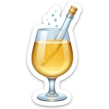 Cheers bottle sticker