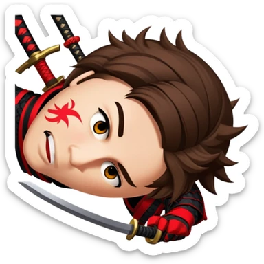 Daring Samurai sticker