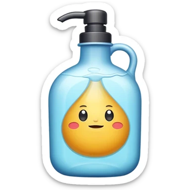 wash bottle, fat bottle sticker