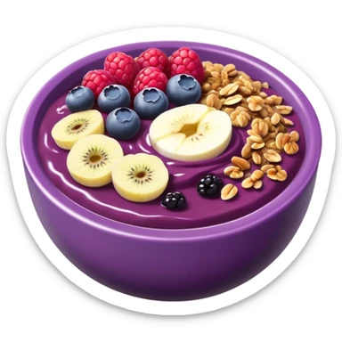 Acai bowl sticker