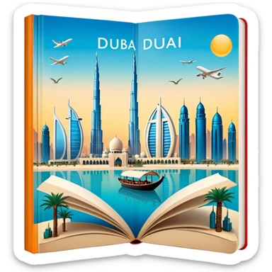 guide to traveling to Dubai sticker