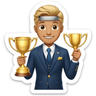 billionaire trophy sticker