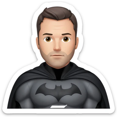 ben affleck batman sticker