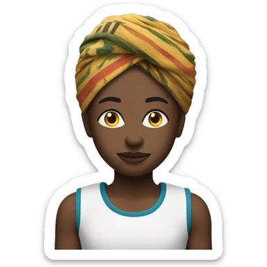 Les Africains derrière le logo de Canal+ sticker