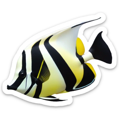 Moorish Idol sticker