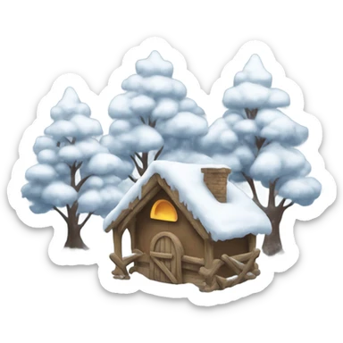 Winter wonderland sticker