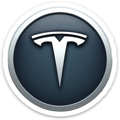 Tesla logo sticker