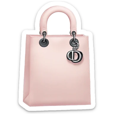 Light Pink shopping bags Dior  sticker
