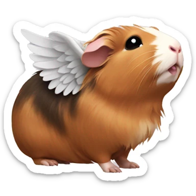 guinea pig with wings sticker
