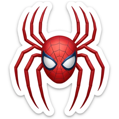Tobey Maguire Spiderman logo  sticker