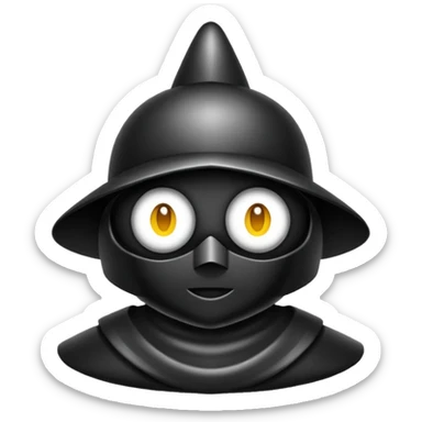 Mancuerna vista desde el ángulo derecho sticker