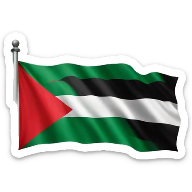 Palestine flag sticker
