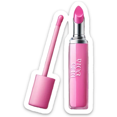 Dior pink lipgloss sticker