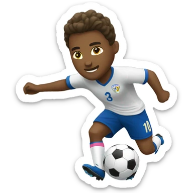 slide tackle soccer sticker