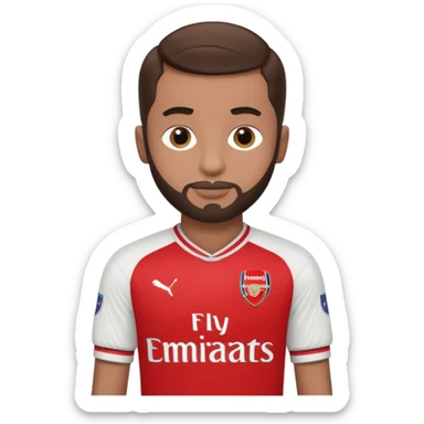 Me in an FC Arsenal London football kit  sticker