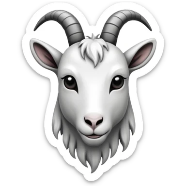 spell out the word goat graffiti logo sticker