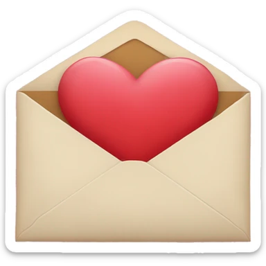 valentine’s day envelope sticker